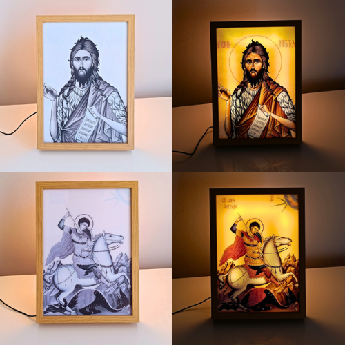 LED Slike SLAVE i MANASTIRI